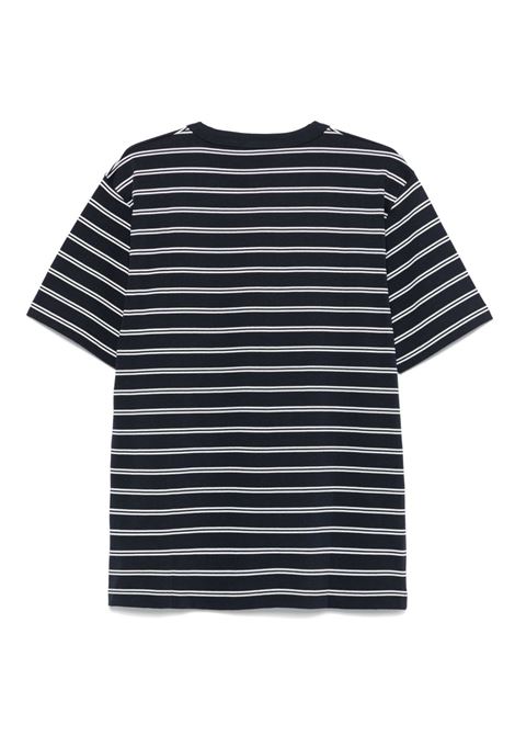 holger organic sailor stripe pocket t-shirt NORSE PROJECTS | N01-06697004